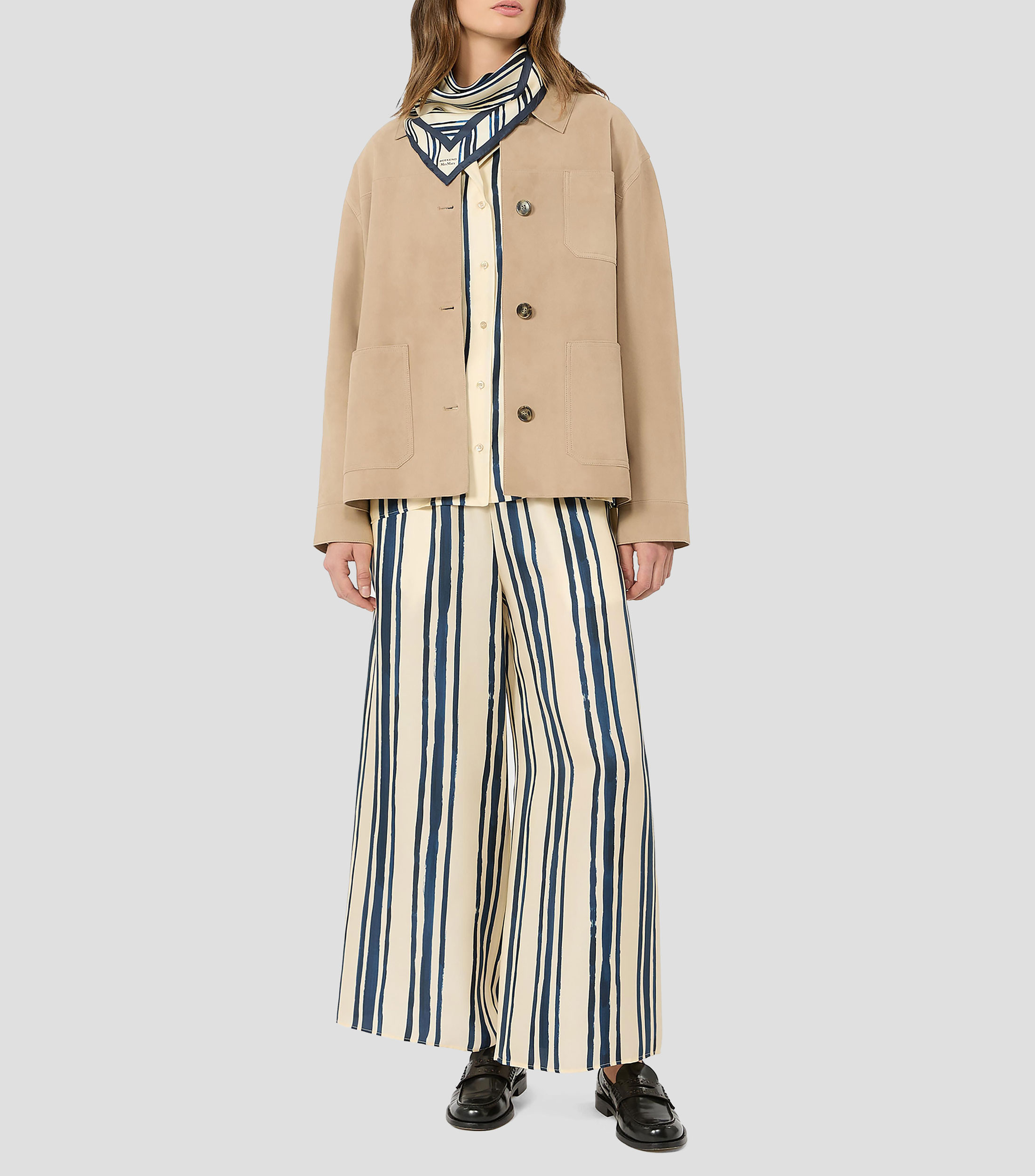 Pantalón a rayas Mujer